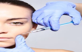 Woman Receiving Facial Injection Marietta GA
