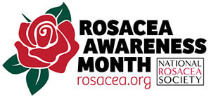 Rosacea Awareness Month logo